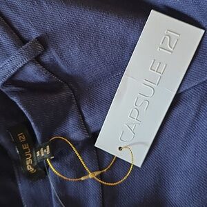 Capsule 121  MID-RISE MEDIUM BLUE WASH trouser pants Full Length size M